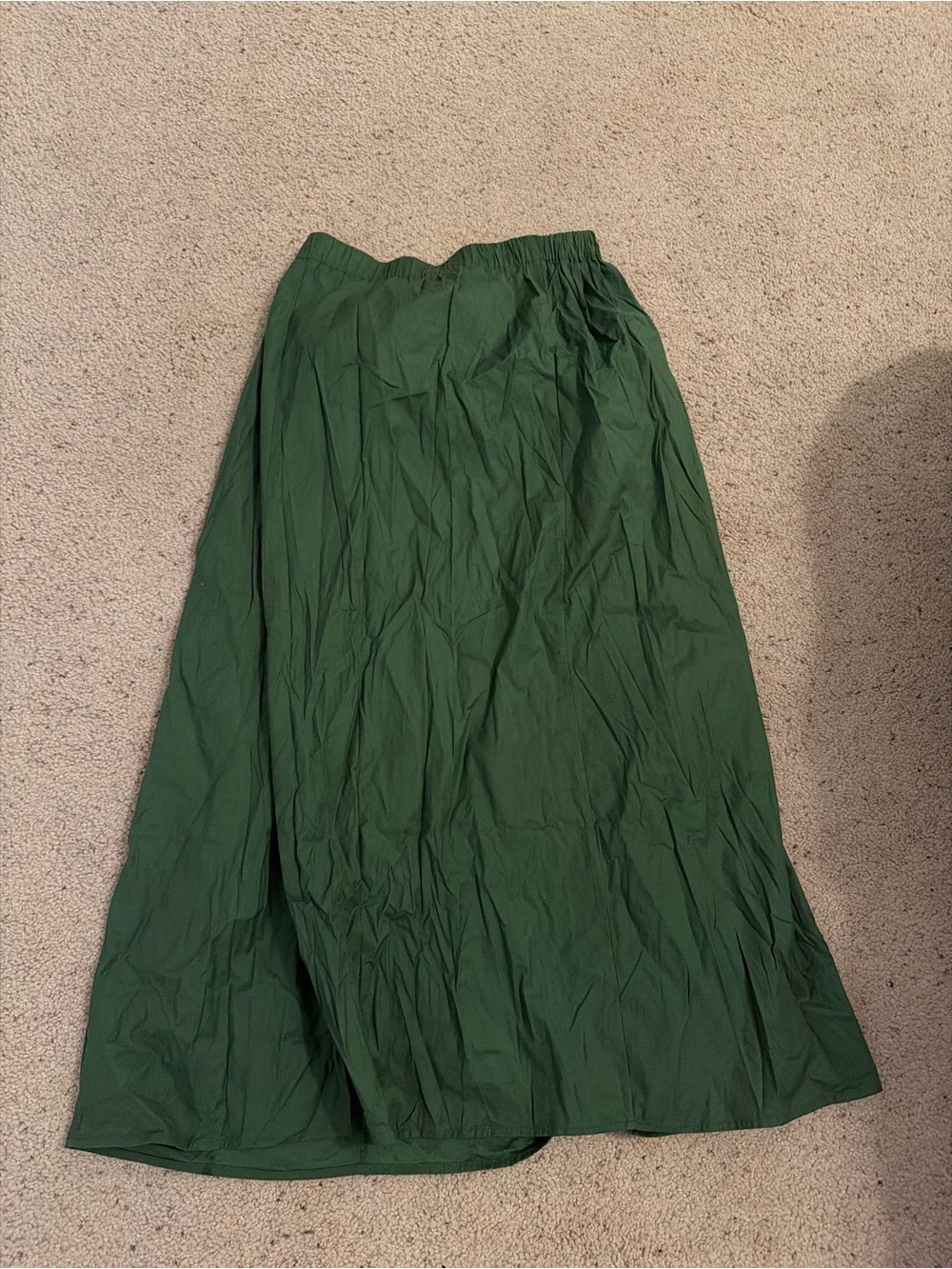 Reformation organic cotton Green skirt
